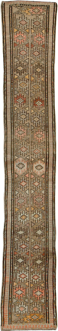 Vintage Persian Kurdish Runner, No.22287 - Gss