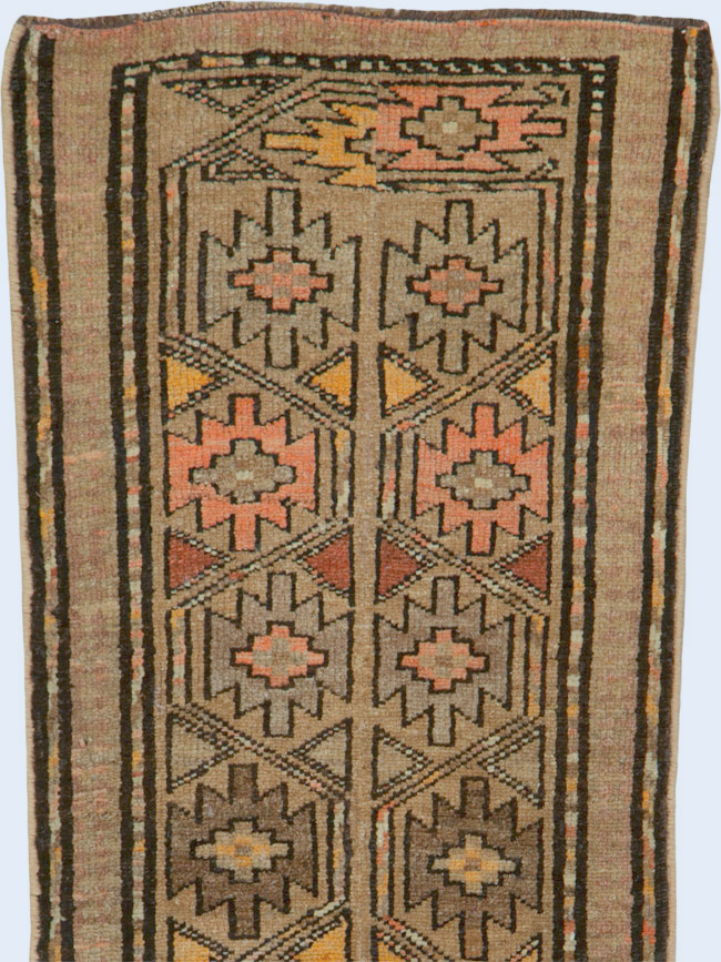 Vintage Persian Kurdish Runner, No.22287 - Gss