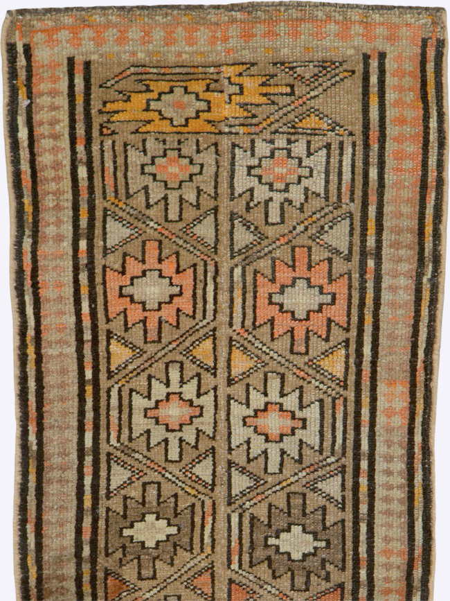 Vintage Persian Kurdish Runner, No.22287 - Gss