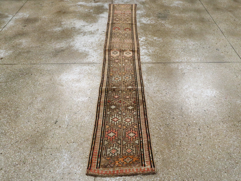 Vintage Persian Kurdish Runner, No.22287 - Gss