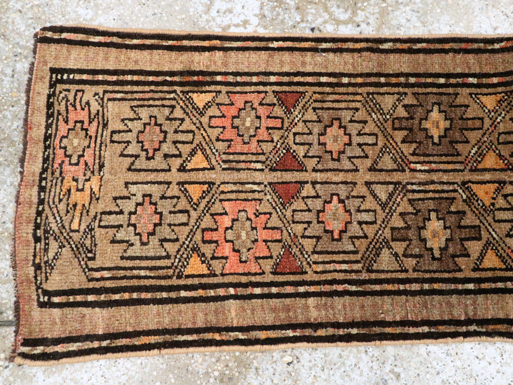 Vintage Persian Kurdish Runner, No.22287 - Gss