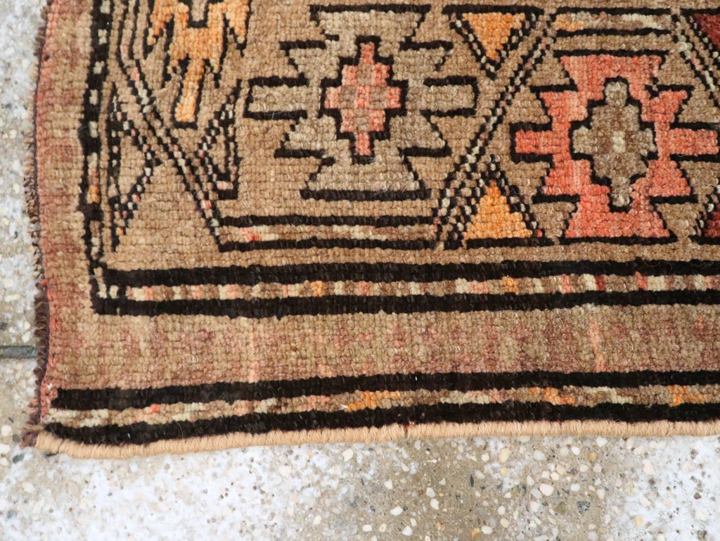 Vintage Persian Kurdish Runner, No.22287 - Gss