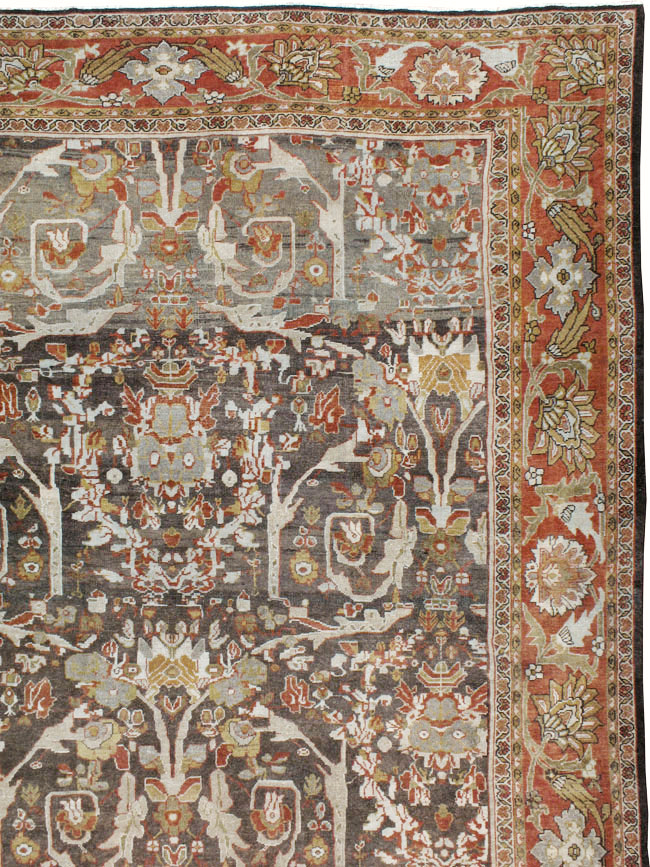 Antique Persian Mahal Carpet, No.22288 - Gss