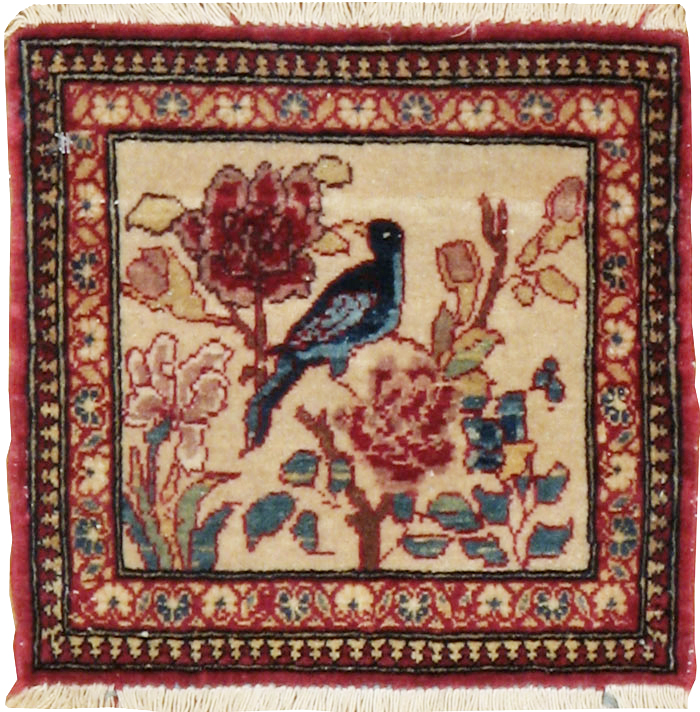 Antique Persian Tabriz Pictorial Rug, No.22294 - Gss