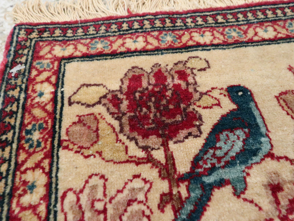 Antique Persian Tabriz Pictorial Rug, No.22294 - Gss