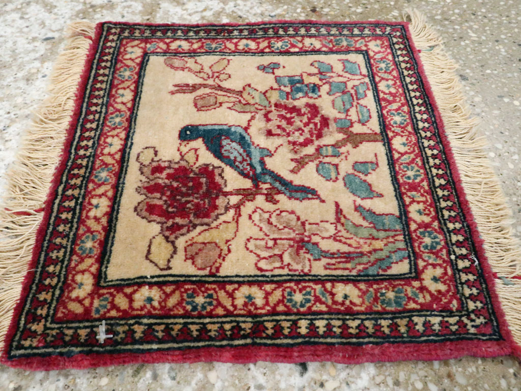 Antique Persian Tabriz Pictorial Rug, No.22294 - Gss