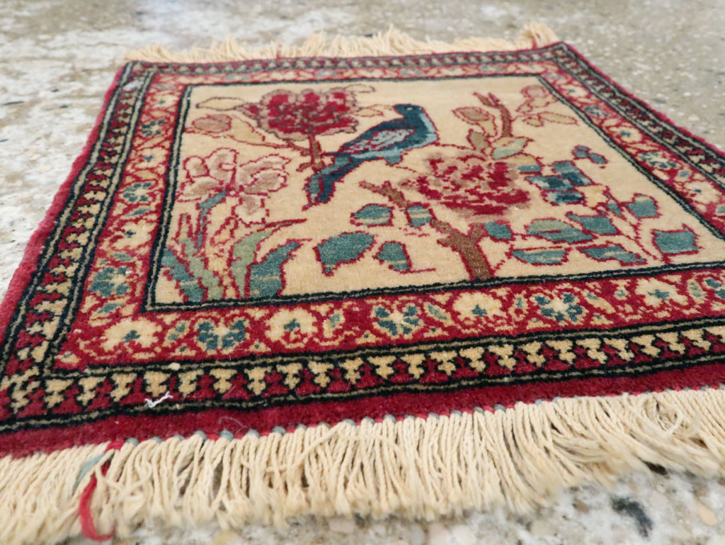 Antique Persian Tabriz Pictorial Rug, No.22294 - Gss