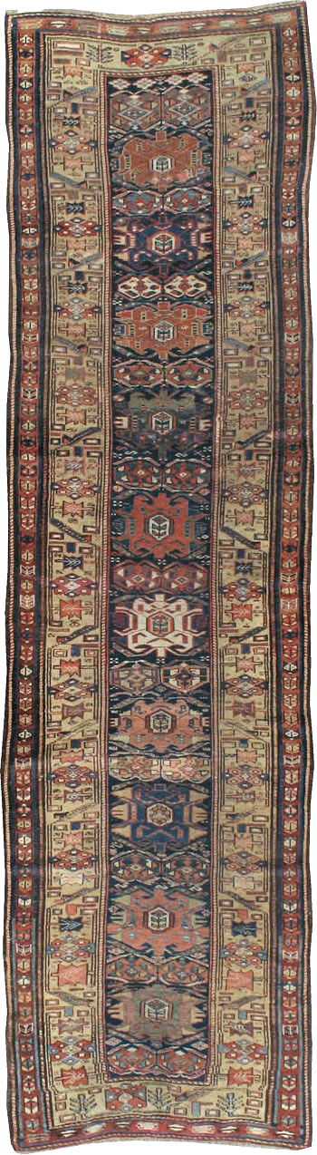 Antique Persian Kurdish Runner, No.22295 - Gss