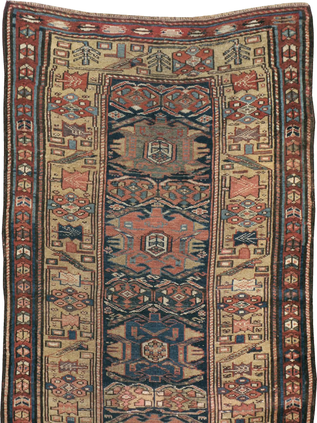 Antique Persian Kurdish Runner, No.22295 - Gss