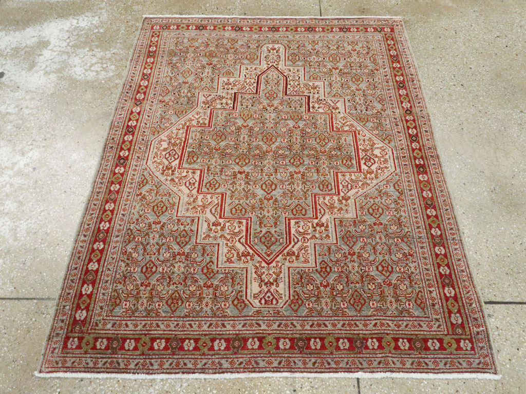 Antique Persian Senneh Rug, No.22301 - Gss