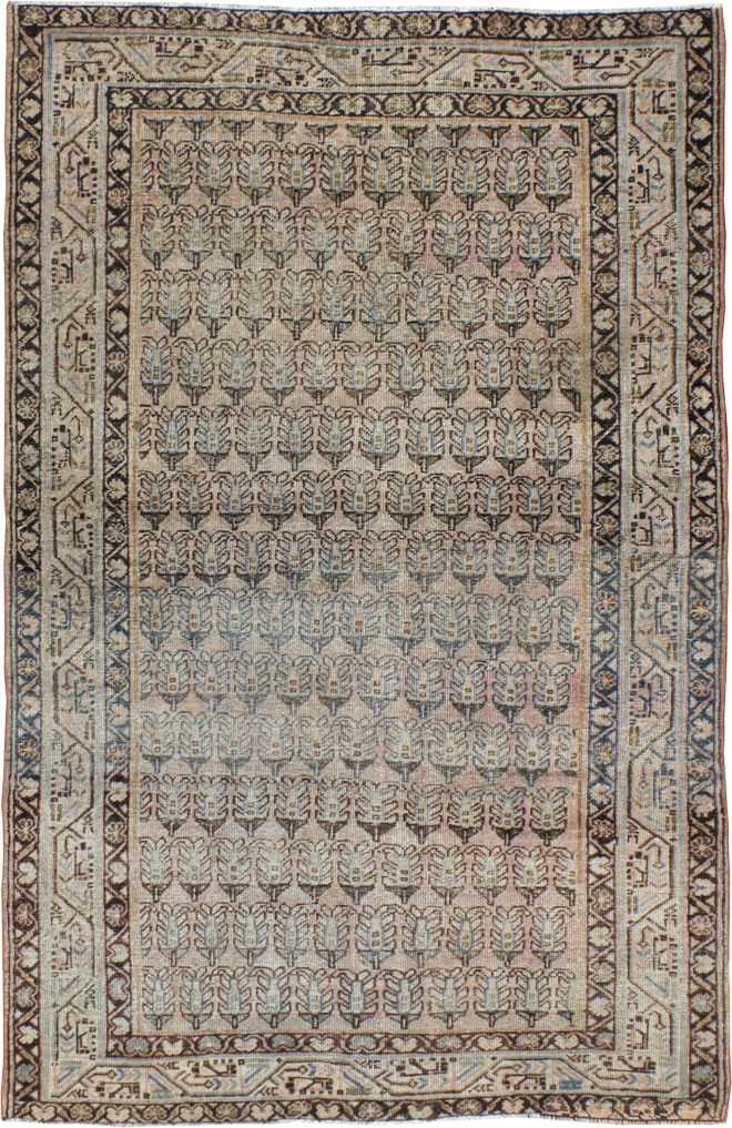 Vintage Persian Mahal Rug, No.22315 - Gss