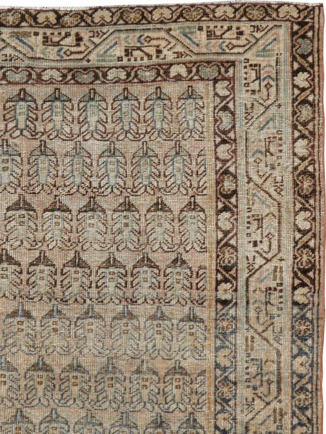 Vintage Persian Mahal Rug, No.22315 - Gss