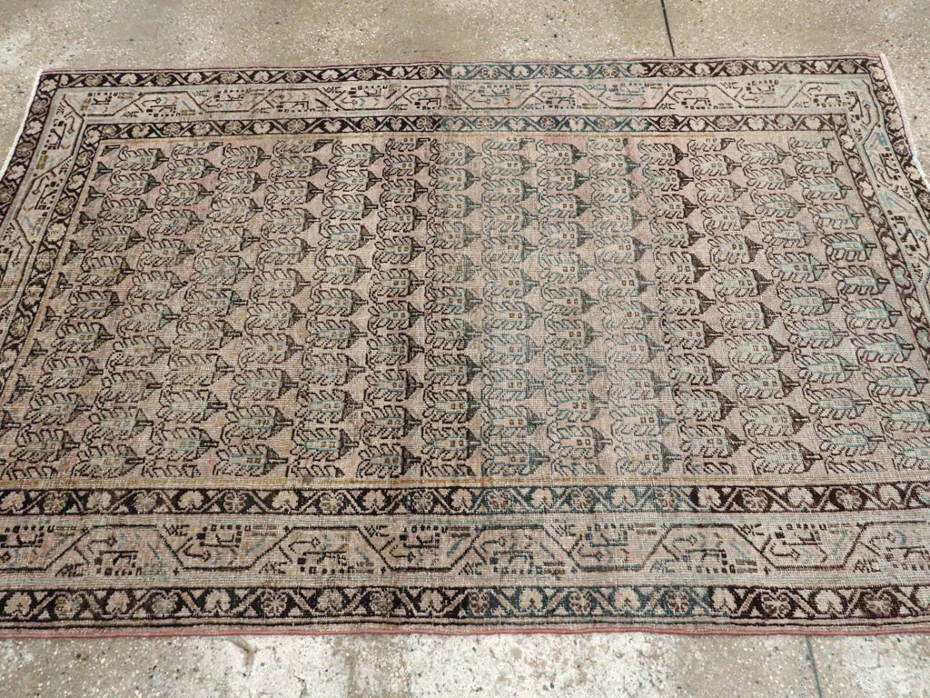 Vintage Persian Mahal Rug, No.22315 - Gss