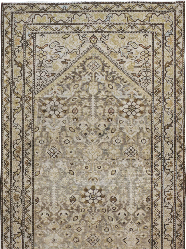 Vintage Persian Malayer Runner, No.22318 - Gss