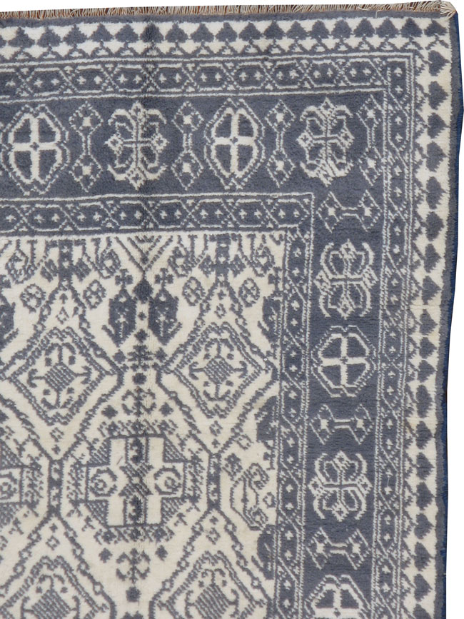 Vintage Indian Cotton Agra Rug, No.22334 - Gss