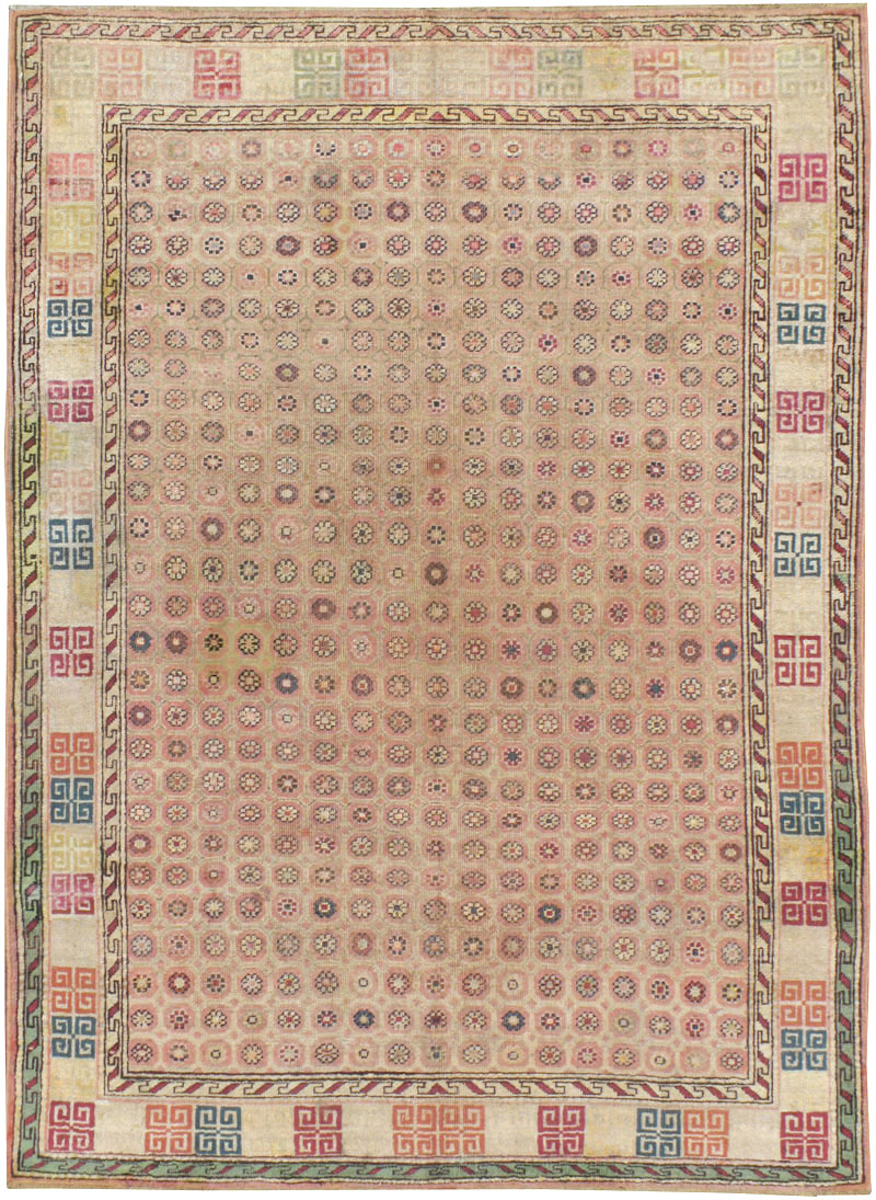 Antique Indian Agra Rug, No.22335 - Gss