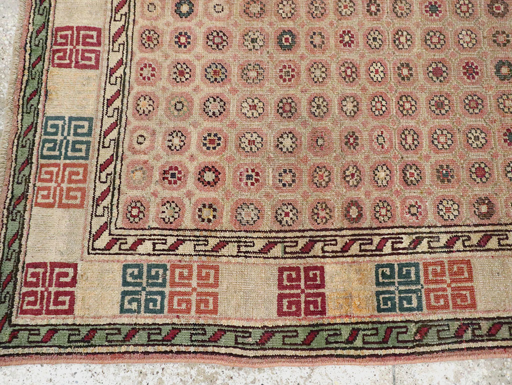 Antique Indian Agra Rug, No.22335 - Gss