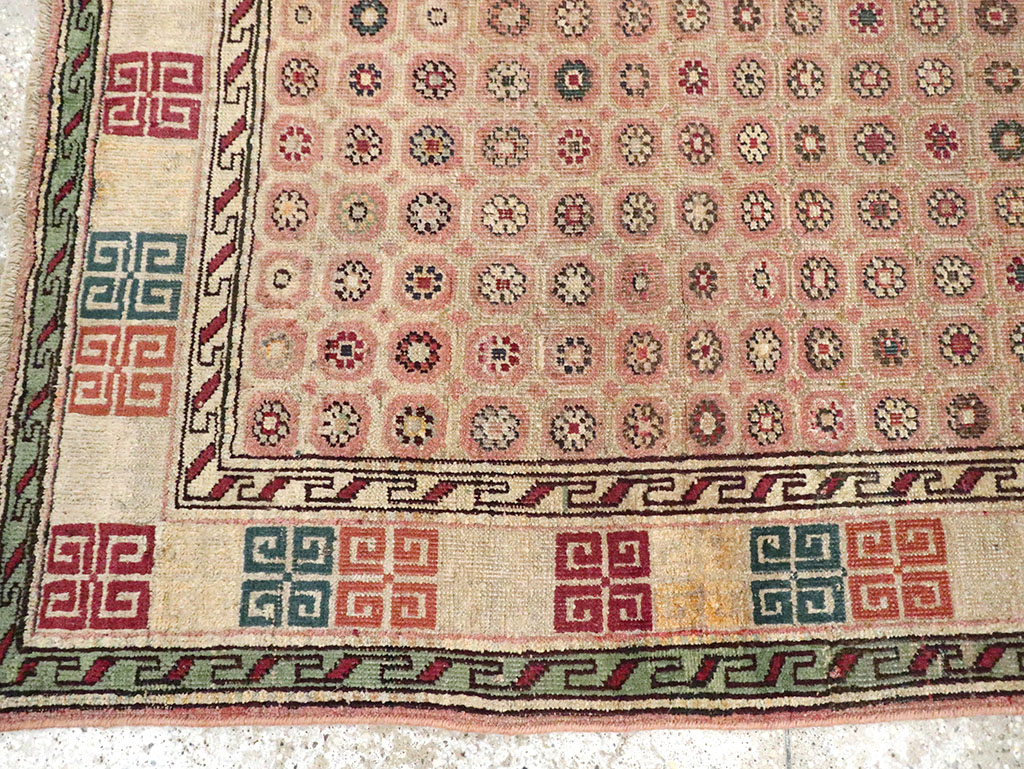 Antique Indian Agra Rug, No.22335 - Gss
