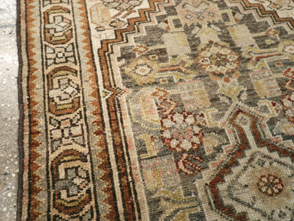 Antique Persian Malayer Throw Rug, No.22344 - Gss