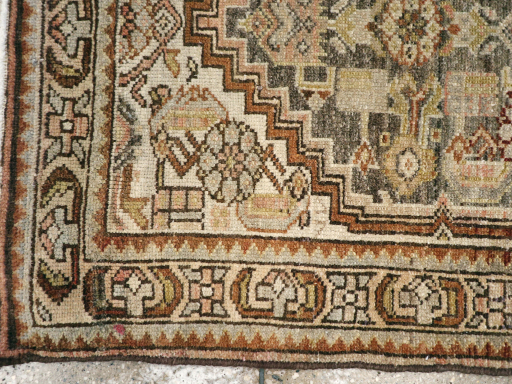 Antique Persian Malayer Throw Rug, No.22344 - Gss