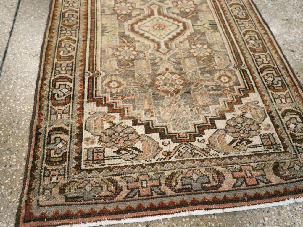 Antique Persian Malayer Throw Rug, No.22344 - Gss