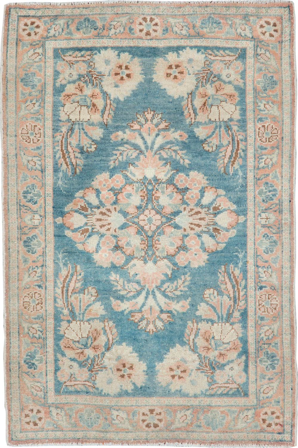 Vintage Persian Malayer Throw Rug, No.22345 - Gss