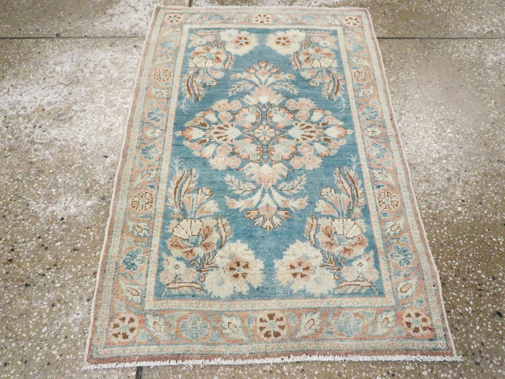 Vintage Persian Malayer Throw Rug, No.22345 - Gss