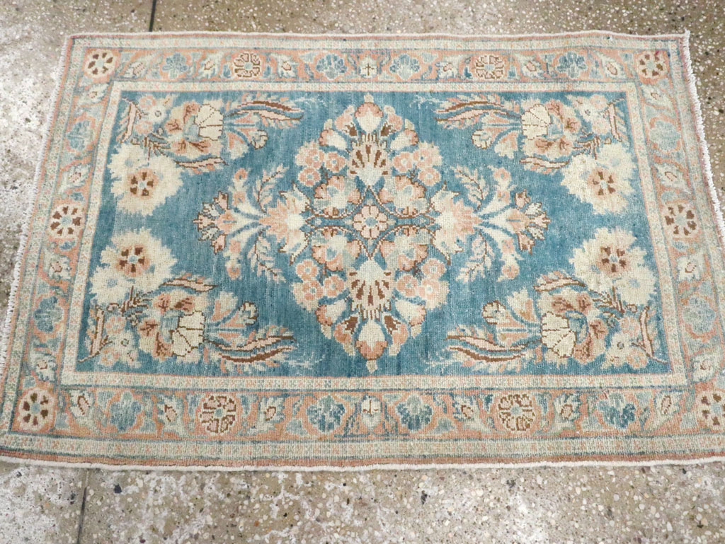 Vintage Persian Malayer Throw Rug, No.22345 - Gss