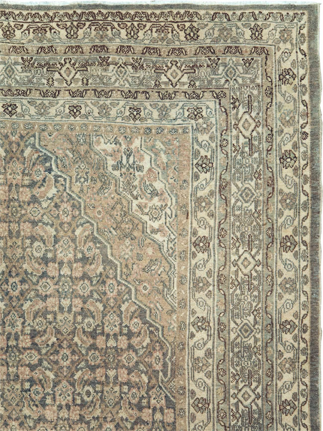 Antique Bibikabad Gallery Carpet, No.22357 - Gss