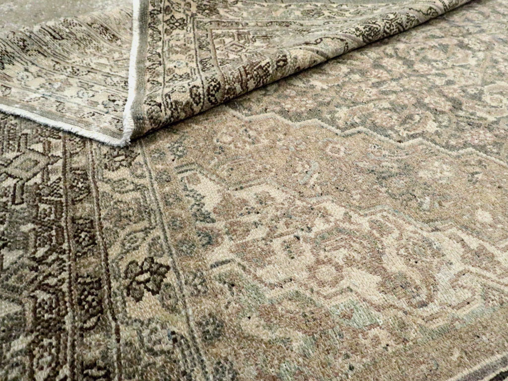 Antique Bibikabad Gallery Carpet, No.22357 - Gss