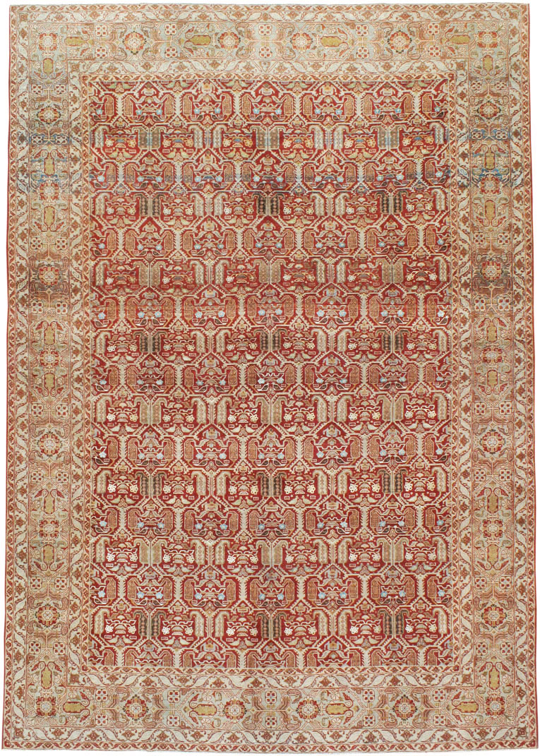 Vintage Persian Quom Carpet, No.22365 - Gss
