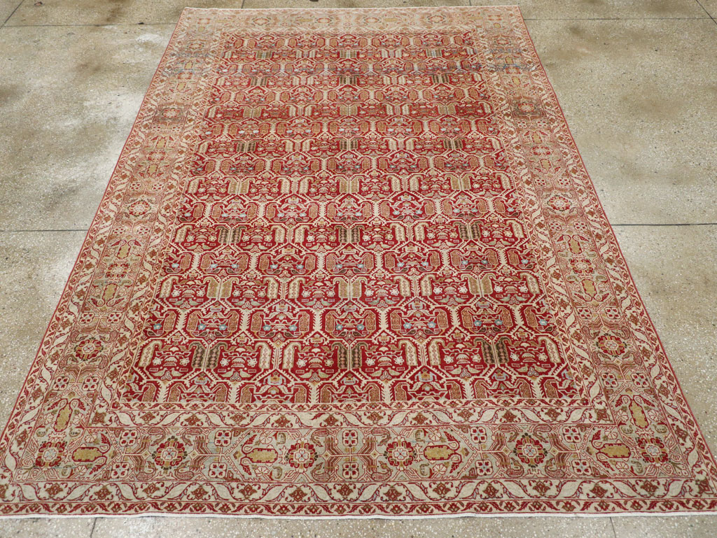 Vintage Persian Quom Carpet, No.22365 - Gss