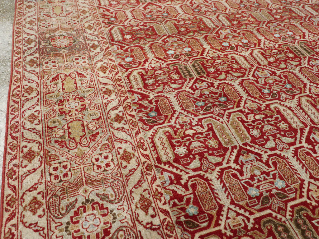 Vintage Persian Quom Carpet, No.22365 - Gss