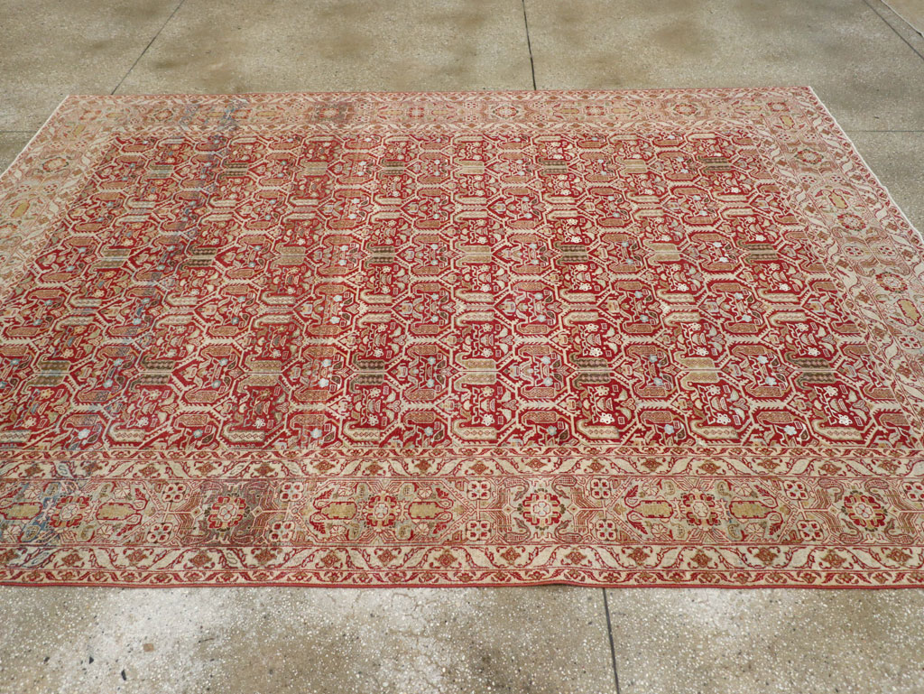 Vintage Persian Quom Carpet, No.22365 - Gss