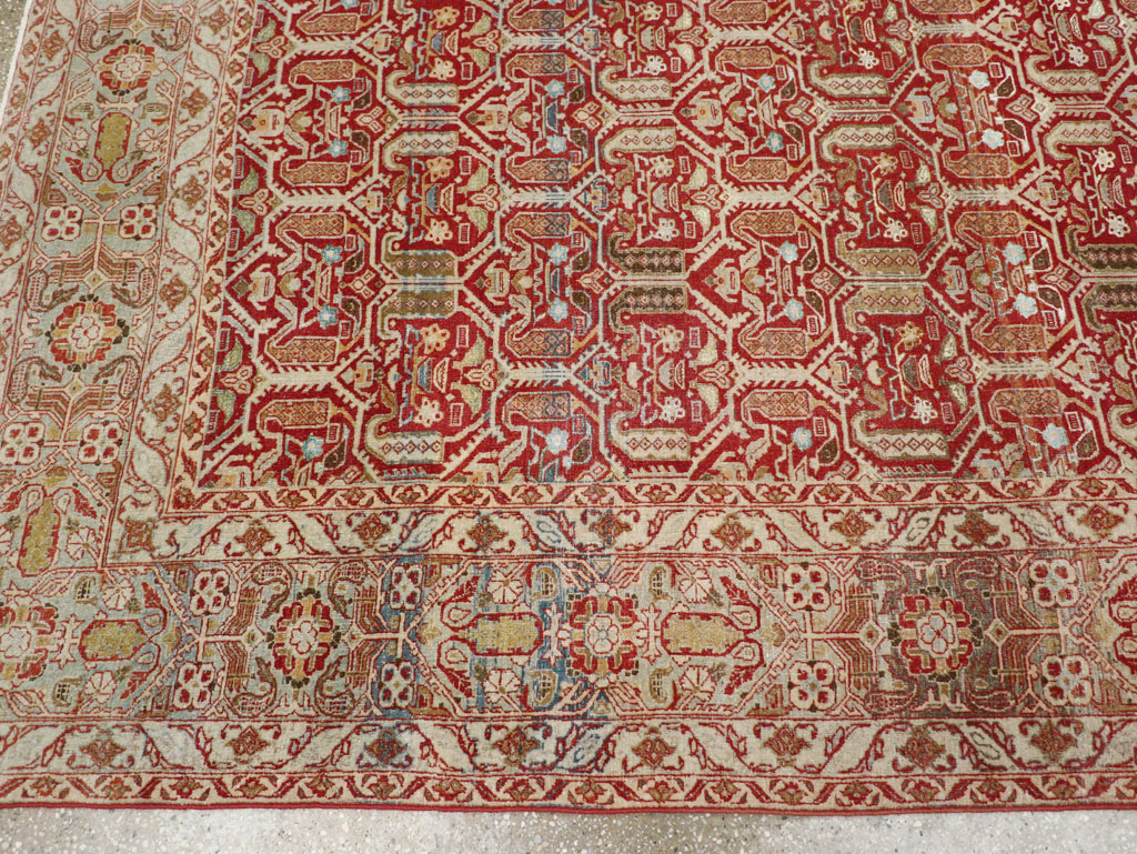 Vintage Persian Quom Carpet, No.22365 - Gss