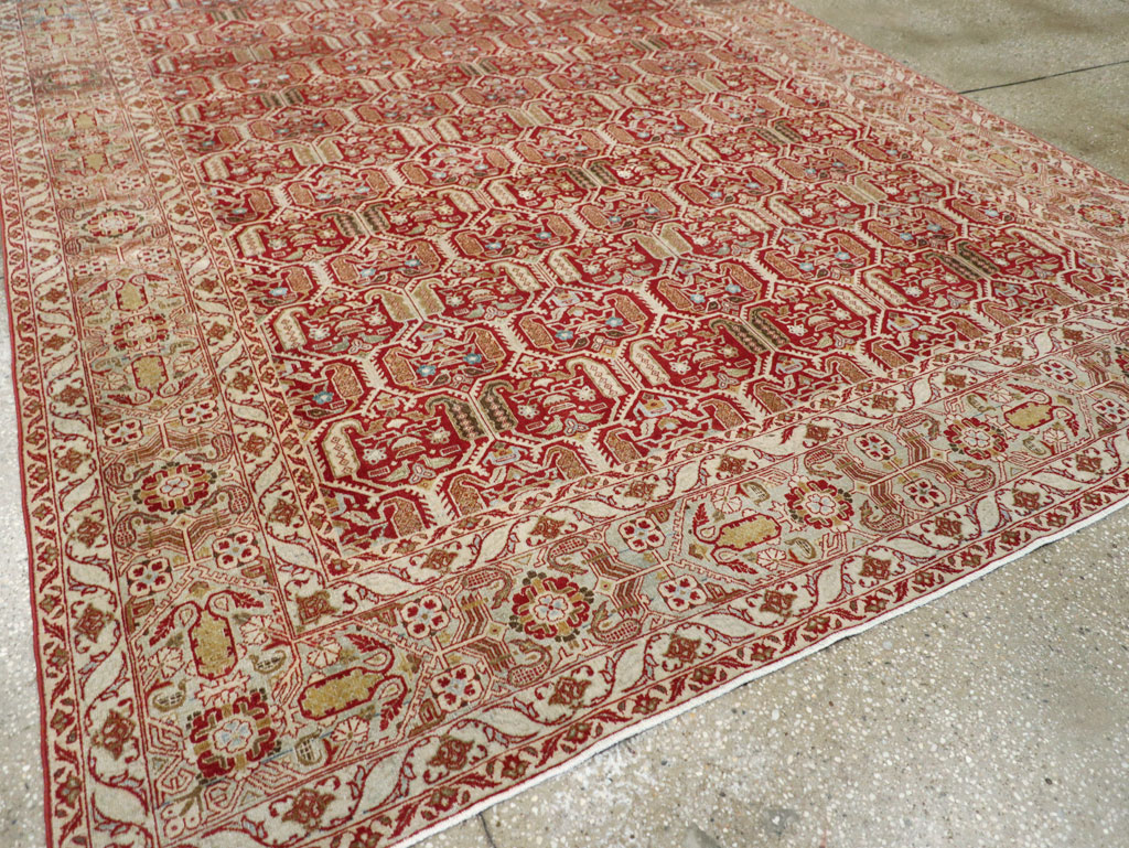Vintage Persian Quom Carpet, No.22365 - Gss