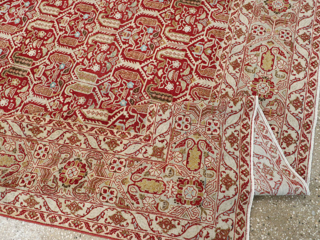 Vintage Persian Quom Carpet, No.22365 - Gss