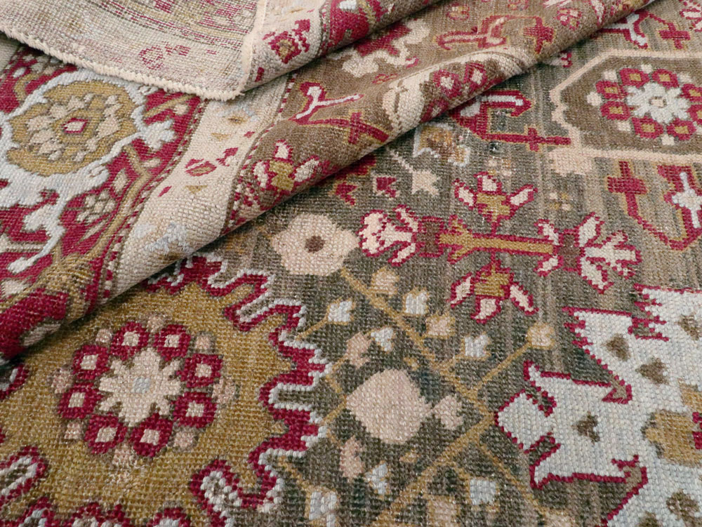 Antique Caucasian Karabagh Gallery Carpet, No.22366 - Gss