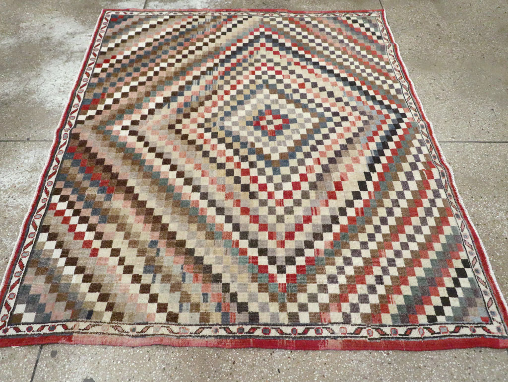 Vintage Turkish Anatolian Square Carpet, No.22374 - Gss