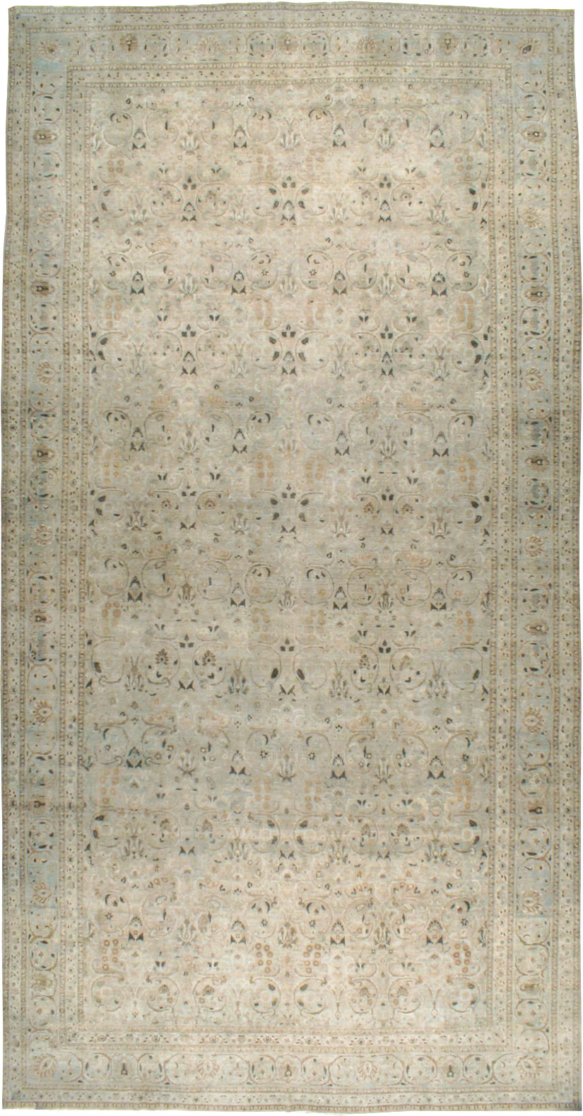 Antique Persian Tabriz Carpet, No.22375 - Gss