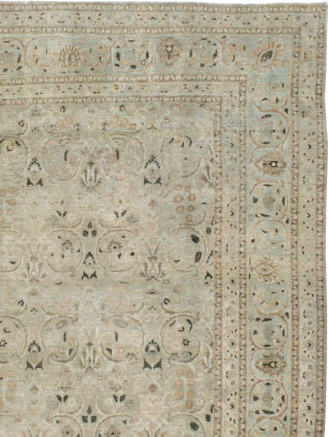 Antique Persian Tabriz Carpet, No.22375 - Gss