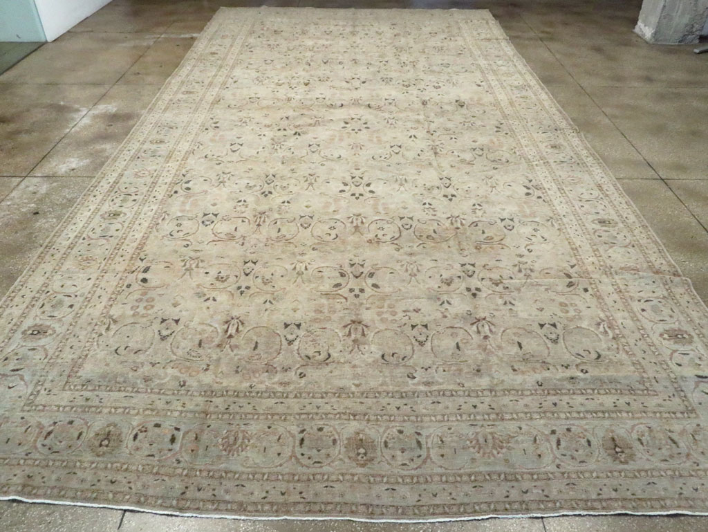 Antique Persian Tabriz Carpet, No.22375 - Gss