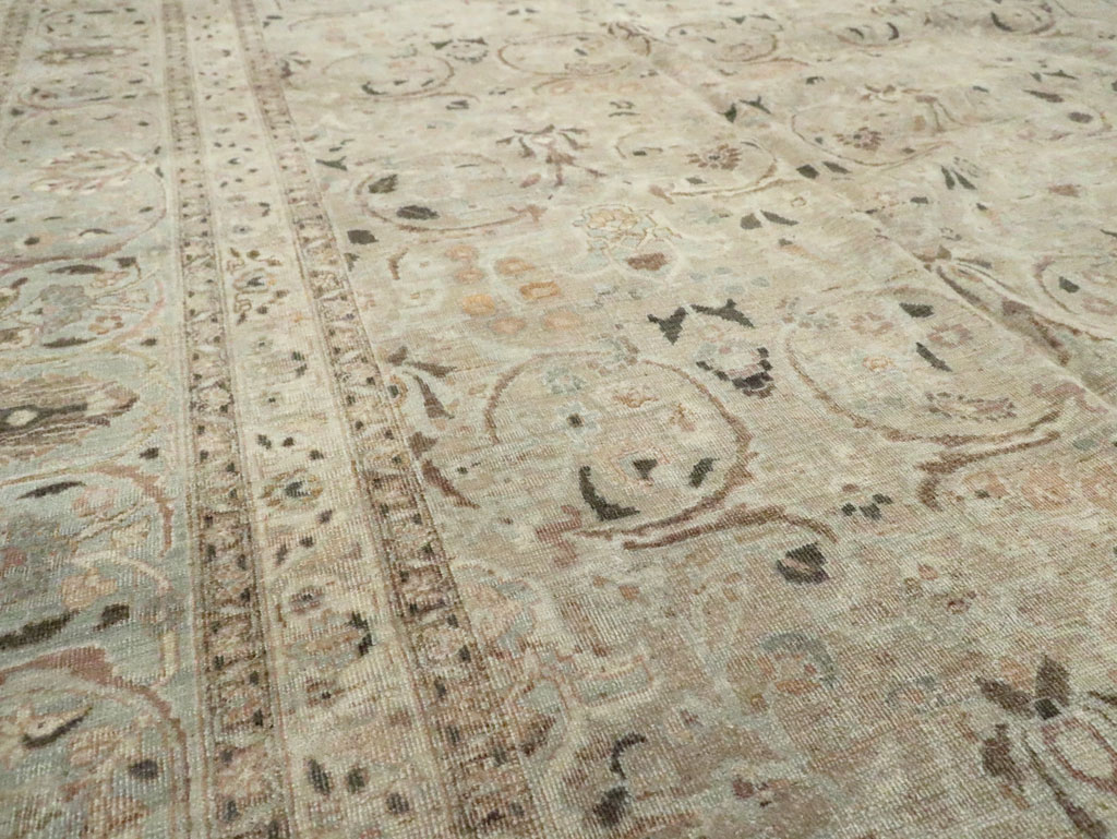 Antique Persian Tabriz Carpet, No.22375 - Gss