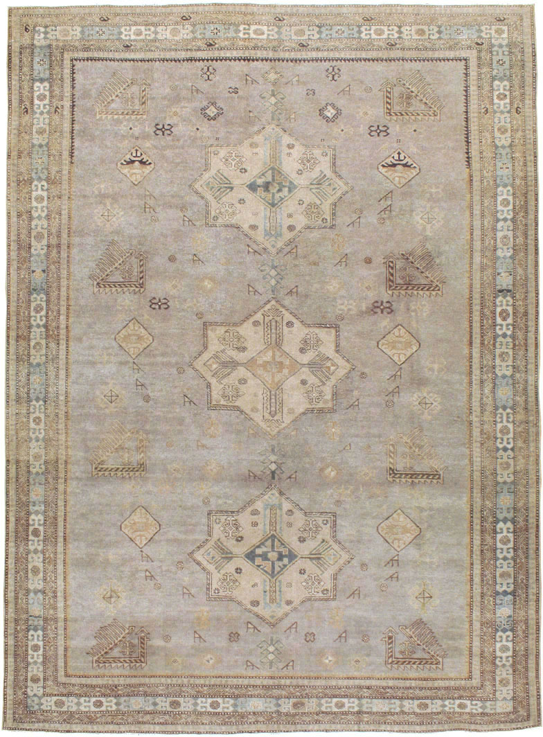 Vintage Persian Tabriz Carpet, No.22376 - Gss