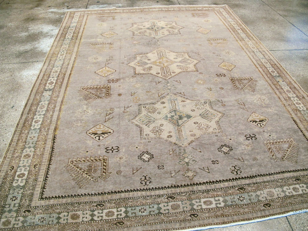 Vintage Persian Tabriz Carpet, No.22376 - Gss