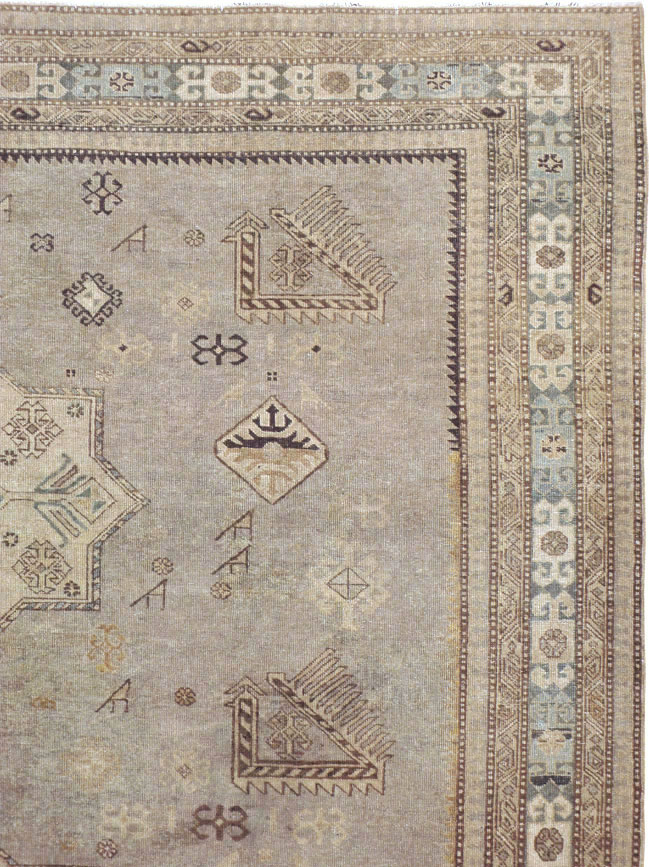 Vintage Persian Tabriz Carpet, No.22376 - Gss