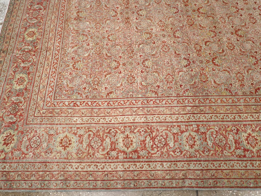 Antique Persian Tabriz Carpet, No.22377 - Gss