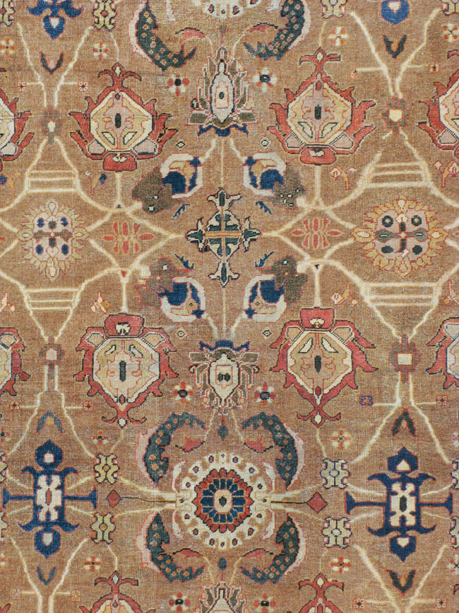 Antique Persian Mahal Carpet, No.22379 - Gss