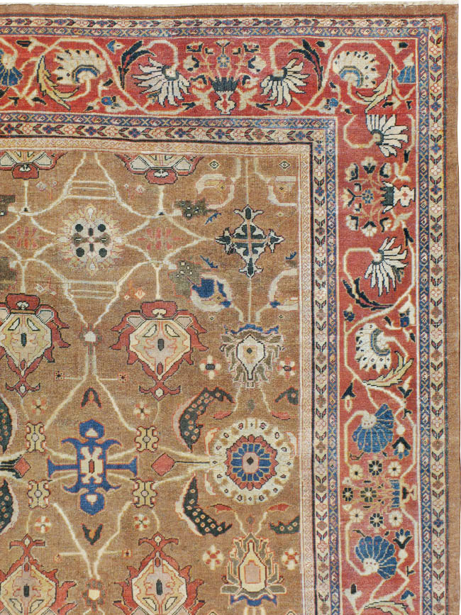 Antique Persian Mahal Carpet, No.22379 - Gss