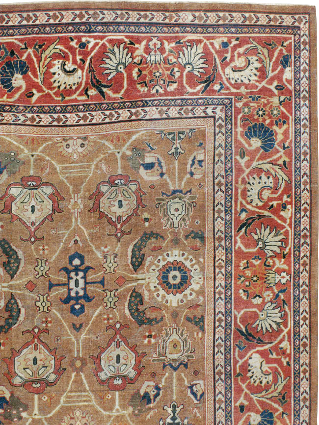 Antique Persian Mahal Carpet, No.22379 - Gss